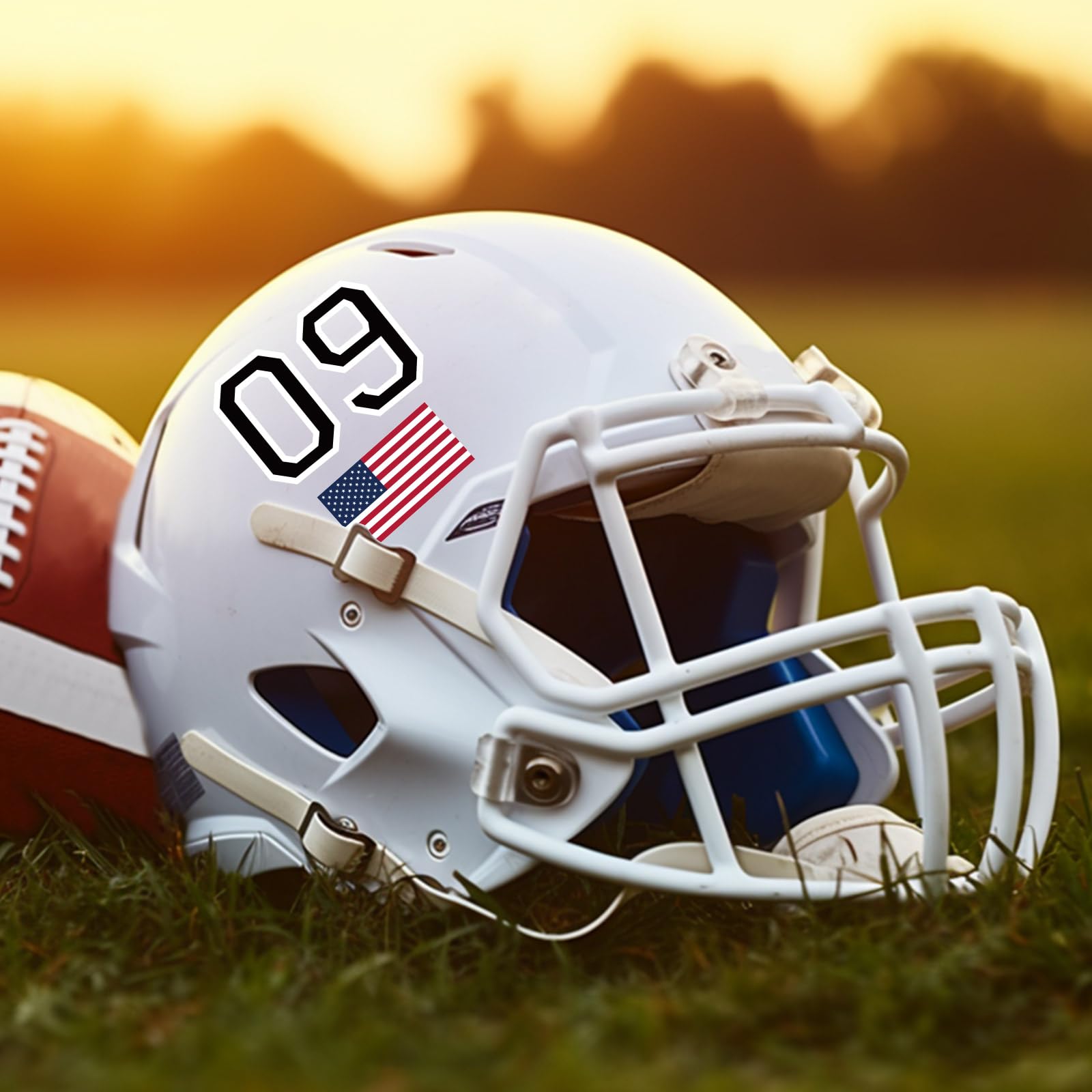 american football helmet numbers Amazon.com: 108 Pcs Sports Helmet Numbers Stickers