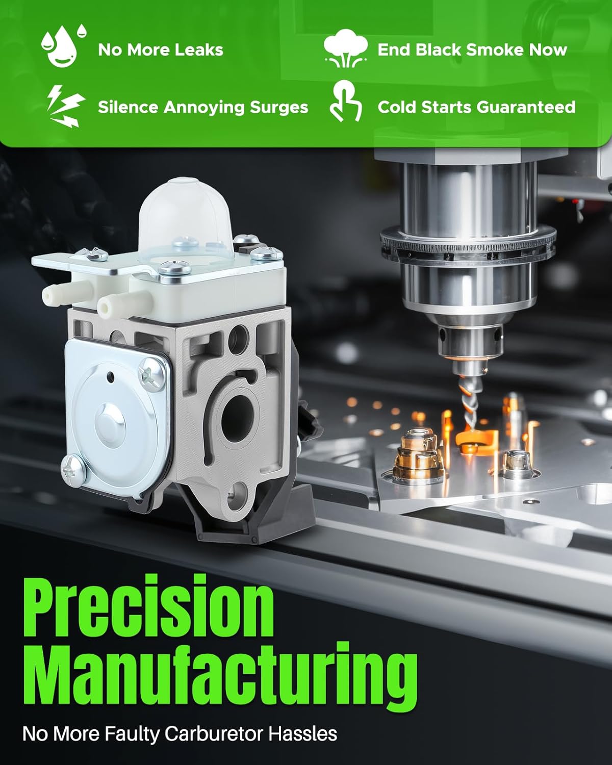 SRM 225 Carburetor A021001692 for Echo SRM-225, GT 225, PAS 225, PE 225, SHC 225, PPF 225 Hedge Trimmer Edger with Air Filter Fuel Line Tune-Up Kit and Air Filter Case Cleaner Cover