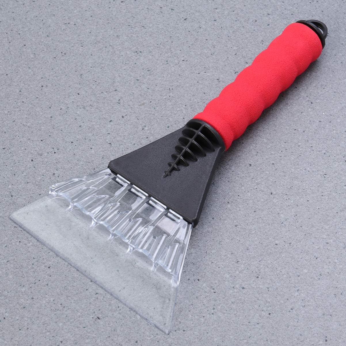 Toddmomy Snow Remover Tool Car Winter Accessory Ice Scraper Brush Rubber Sleeve Snow Shovel for Windshield