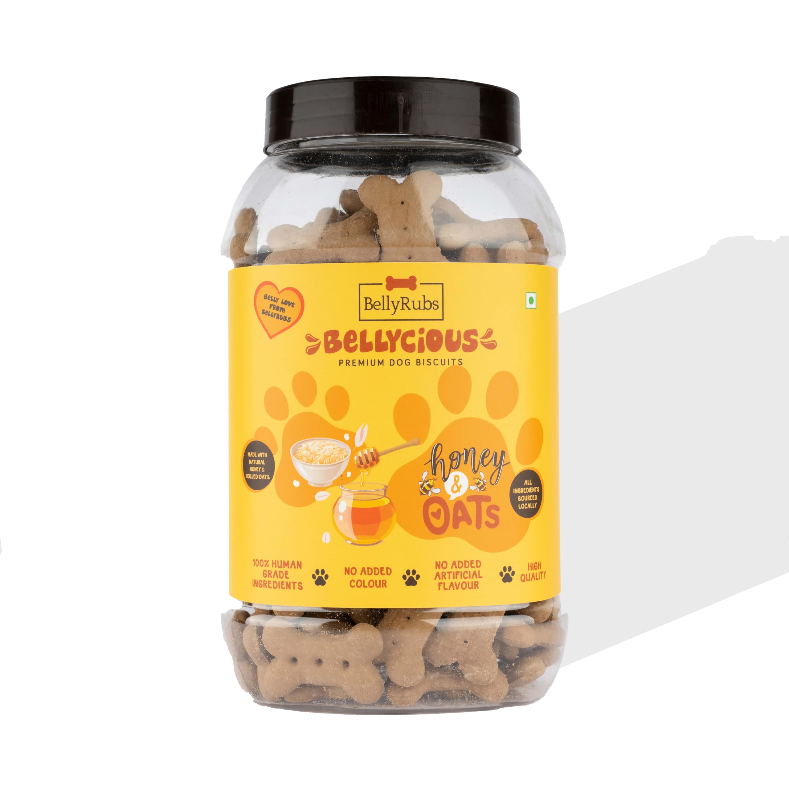 BellyRubs Bellycious Honey & Oats Dog Biscuits - 400g Human Grade Ingredients - Natural Honey & Rolled Oats Dog Treats - All Breed Sizes Dog Food for Snack & Training (B0D2X5629N) Amazon Price History, Amazon Price Tracker