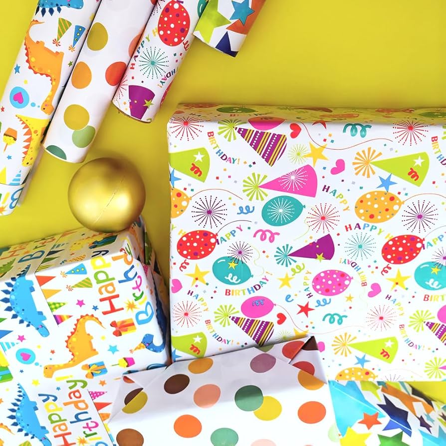 amazon-com-fwylsy-birthday-wrapping-paper-17inch-x-10feet-4-mini-rolls-colorful-wrapping-paper-for-kids-boys-girls-baby-perfect-for-birthday-party-baby-shower-holiday-health-household for Free Printable Birthday Wrapping Paper Amazon.com: FWYLSY Birthday Wrapping Paper - 17inch x 10feet - 4 Mini Rolls Colorful Wrapping Paper For Kids Boys Girls Baby, Perfect For Birthday Party Baby Shower Holiday : Health & Household for Free Printable Birthday Wrapping Paper