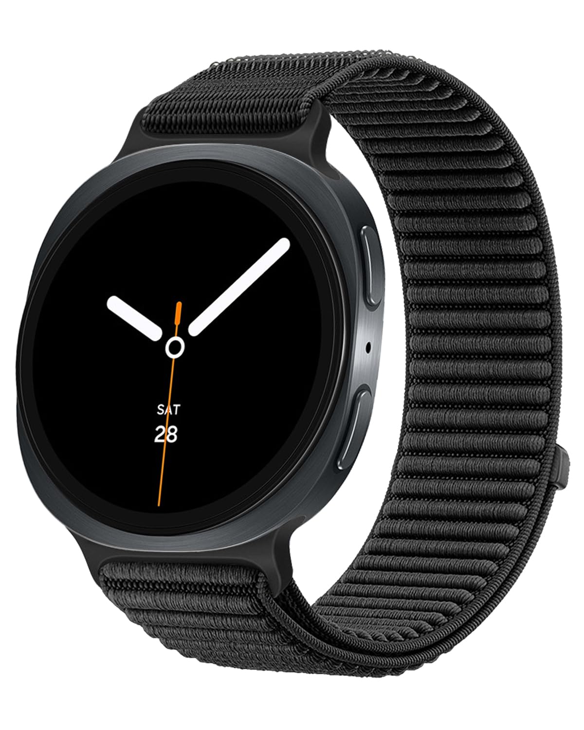 Cinturino sportivo in nylon compatibile con Samsung Galaxy Watch 8 40 mm/44 mm, 2025, morbido cinturino di ricambio regolabile per Galaxy Watch 8 Classic 46 mm donne uomini