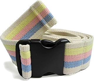 McKesson Transfer and Gait Belt with Buckle - Pastel Stripe, 60 in, 1 Count