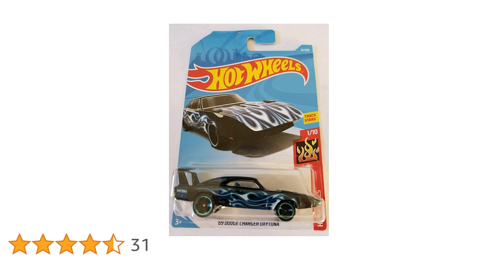Amazon | Hot Wheels 2019 Hw Flames 1/10 - '69 Dodge Charger