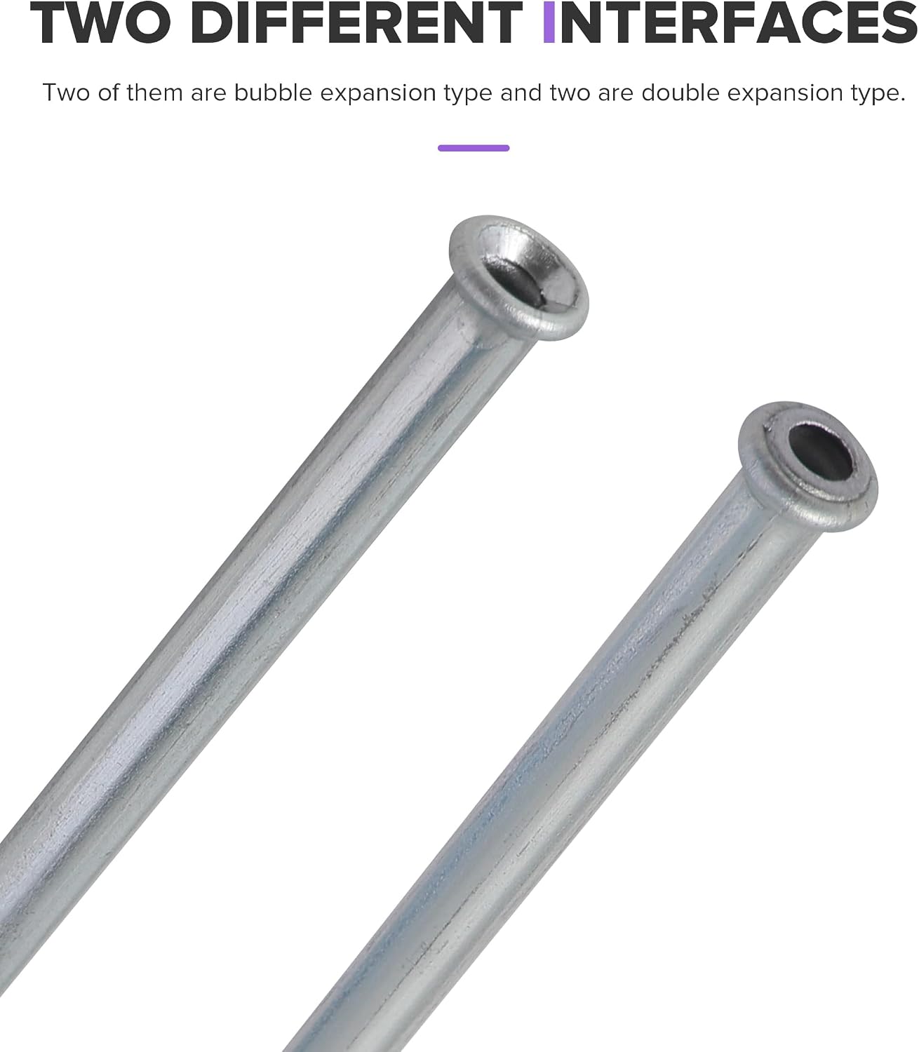 Brake Line Repair Kit,Automotive Replacement,Stainless Steel Brake Line Kit with Bubble Flared,Double Flare,3/16 Brake Line Union Connector Fittings,Suitable for Most Auto,Truck,SUV