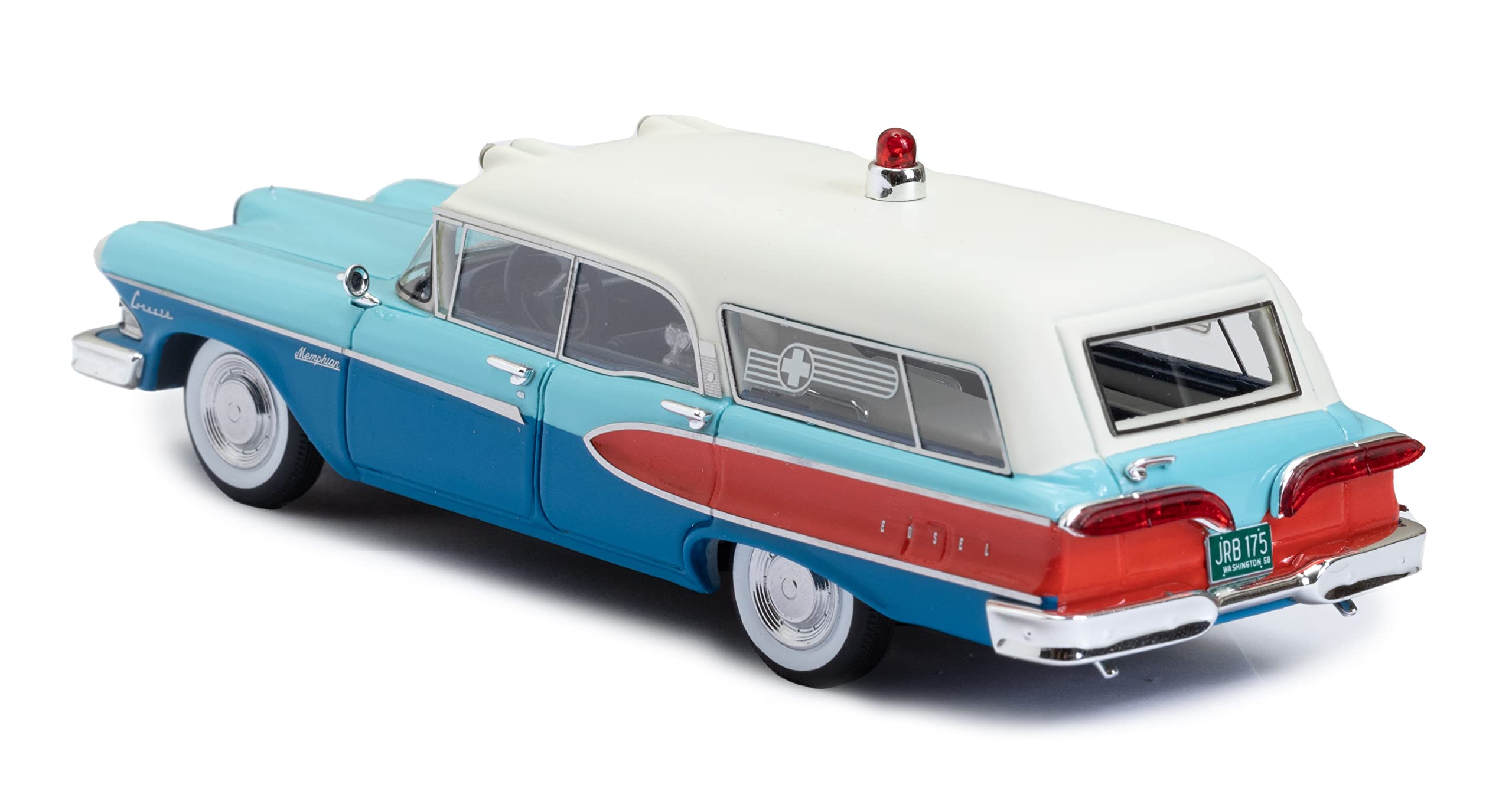 1958 Edsel Corsair Krankenwagen von Memphian Coach Co. im Maßstab 1:43