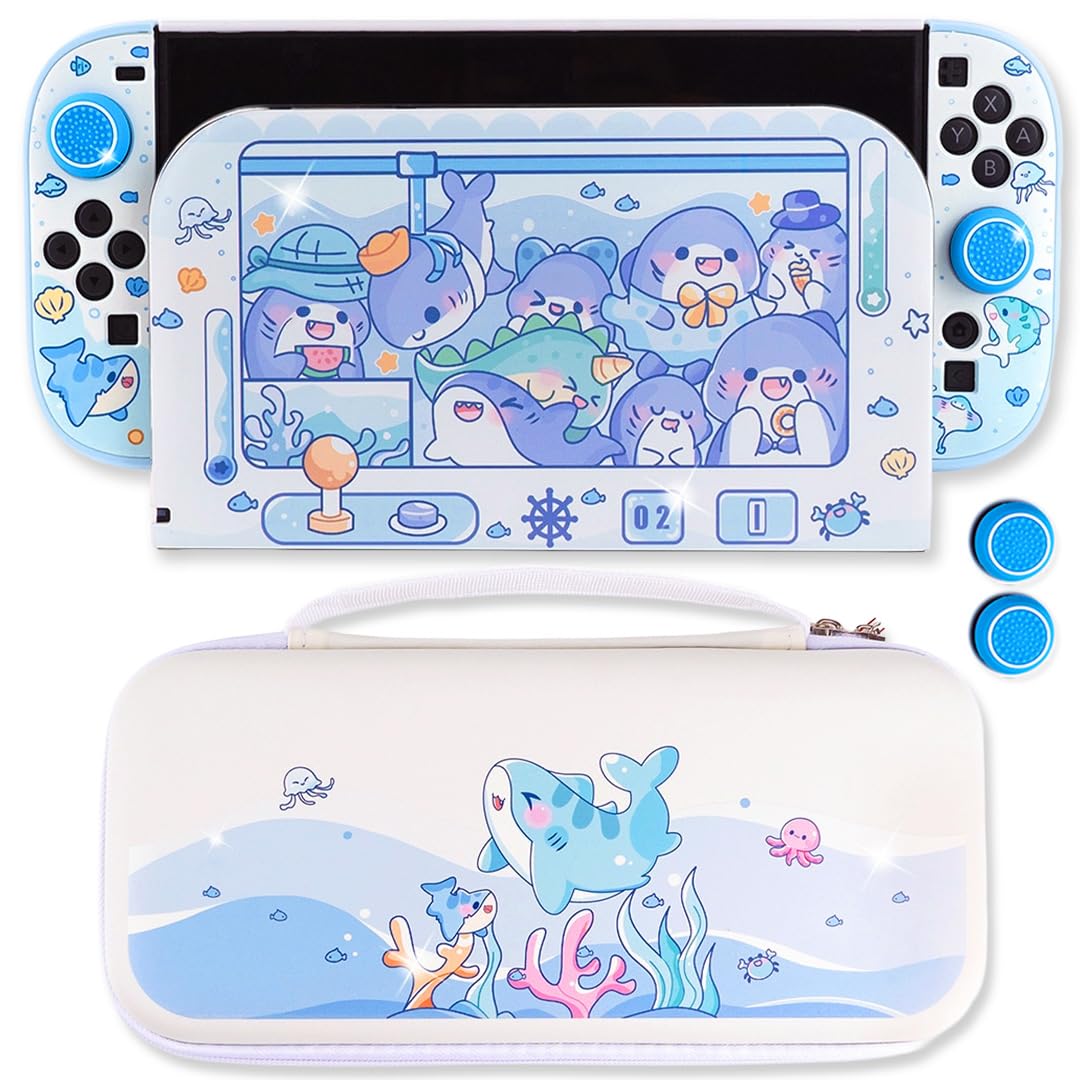 Amazon.com: BelugaDesign Shark Switch 2 Bundle | Kawaii Blue