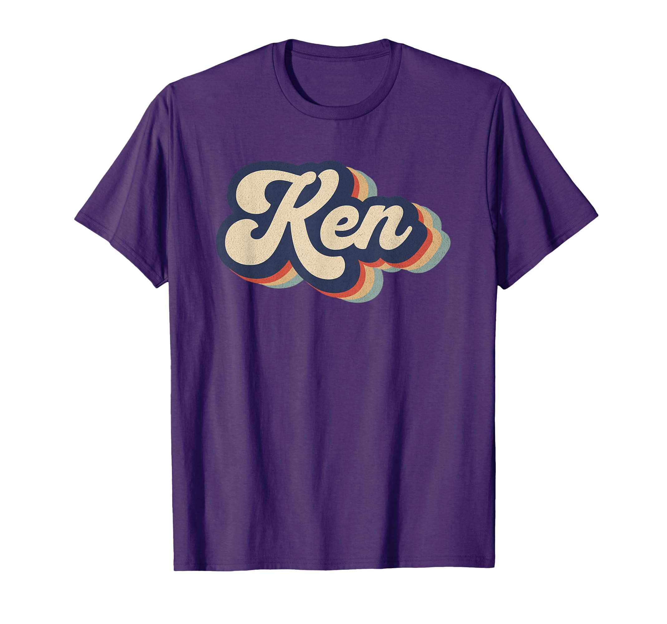 Mens Retro Vintage Ken Name Personalized T-Shirt