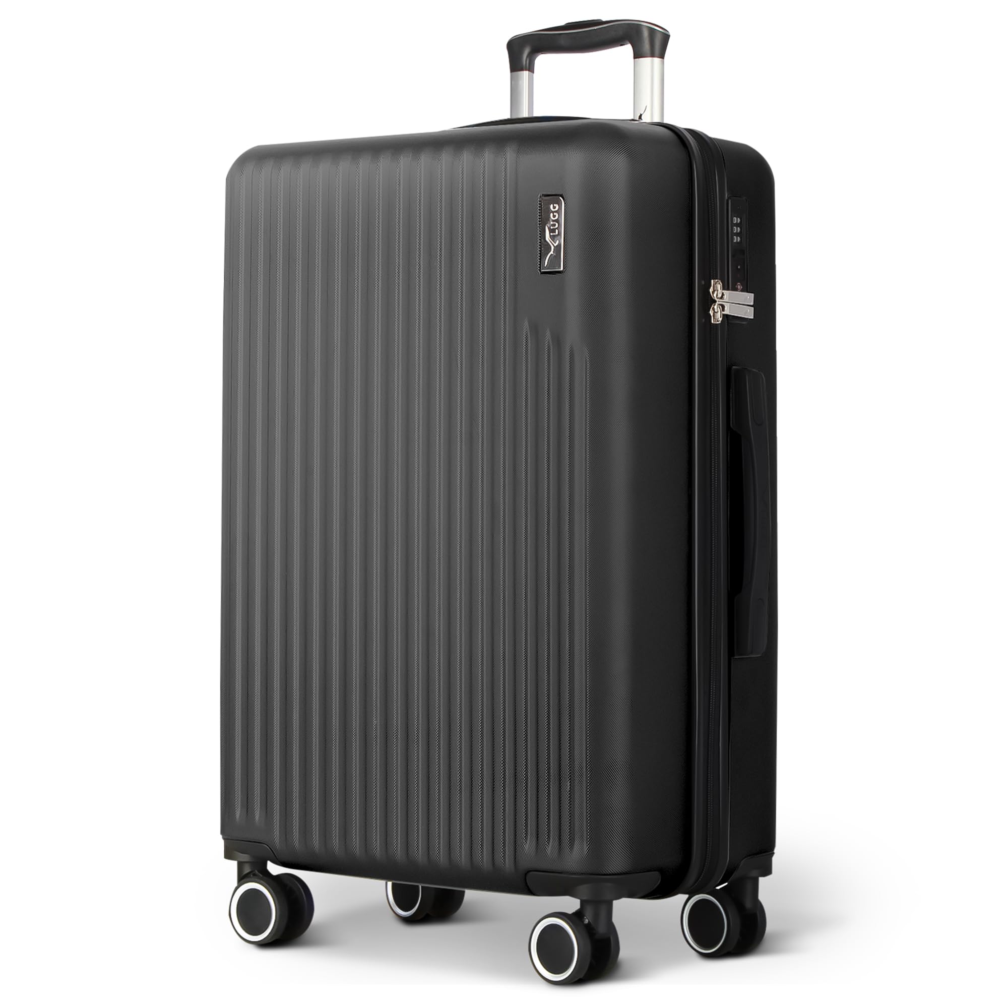 LUGG 20inch Vacay Suitcase ABS Luggage with TSA Indent Lock, Aluminium Trolley Handle, 360° Spinner Wheels, Water-Resistant & Durable Material - Airline Compatible (55 x 23 x 35cm) — view 45