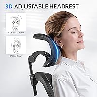 Vista 10 de FelixKing Silla de Oficina, Silla de Escritorio con Soporte Lumbar Ajustable, Silla de Computadora Ergonómica con Respaldo Alto y Respaldo