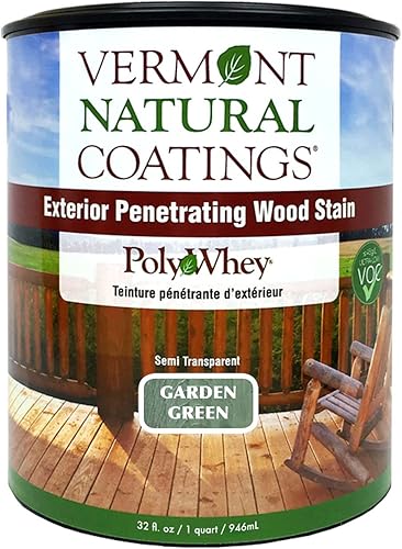 Miniatura 12 de Vermont Natural Coatings PolyWhey - Tinte penetrante exterior - Cedro dorado - Galón Cedro dorado,Rojo Otoño,Caspio Claro,Gris (Sterling