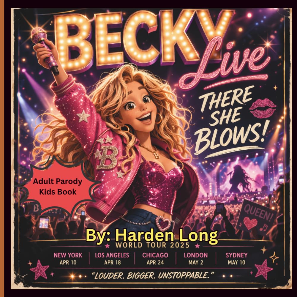 There She Blows: Becky Live: Adult Parody Kids Book (Forbidden Naughty Adult Parody Kids Books - Limericks Humorous Verse Erotica Funny Love Sex for Bridal Showers Parties Gags)
