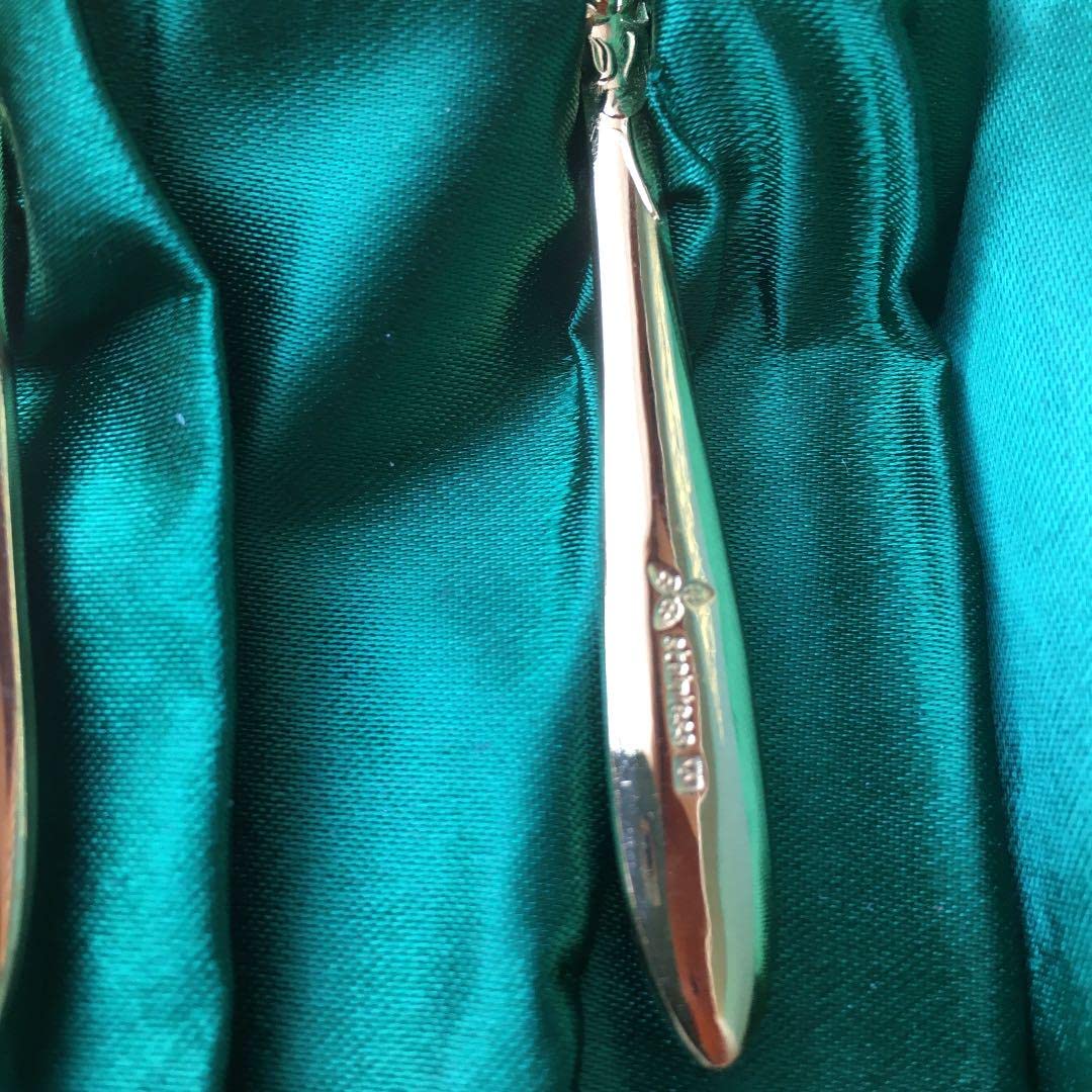 Amazon.co.jp: 七宝焼 薔薇のスプーン ゴールド仕上げ : ホーム&キッチン