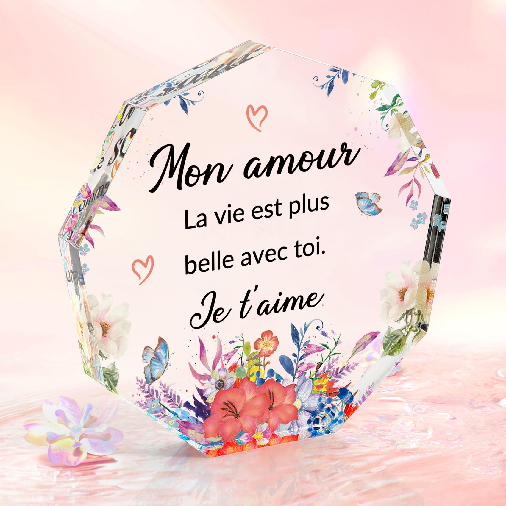 Cadeau Couple Amoureux Cadeau Copine Amour Acryliques Cadeau Pour