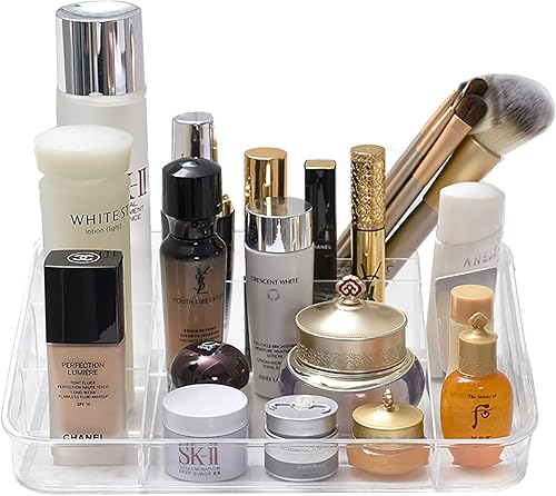 Organizador de maquillaje organizador de maquillaje para tocador organizador de cosméticos organizador de maquillaje transparente organizador de