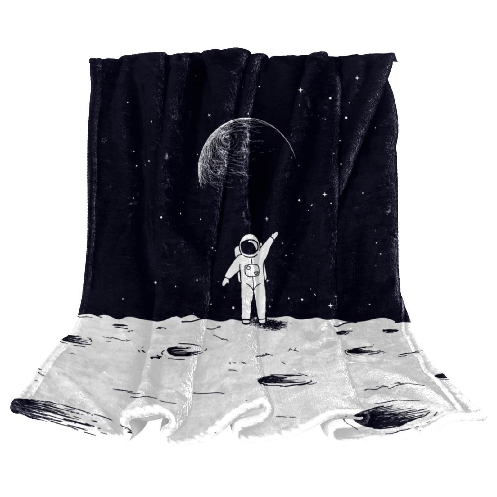 Couverture polaire espace contre le froid nocturne douce et lavable