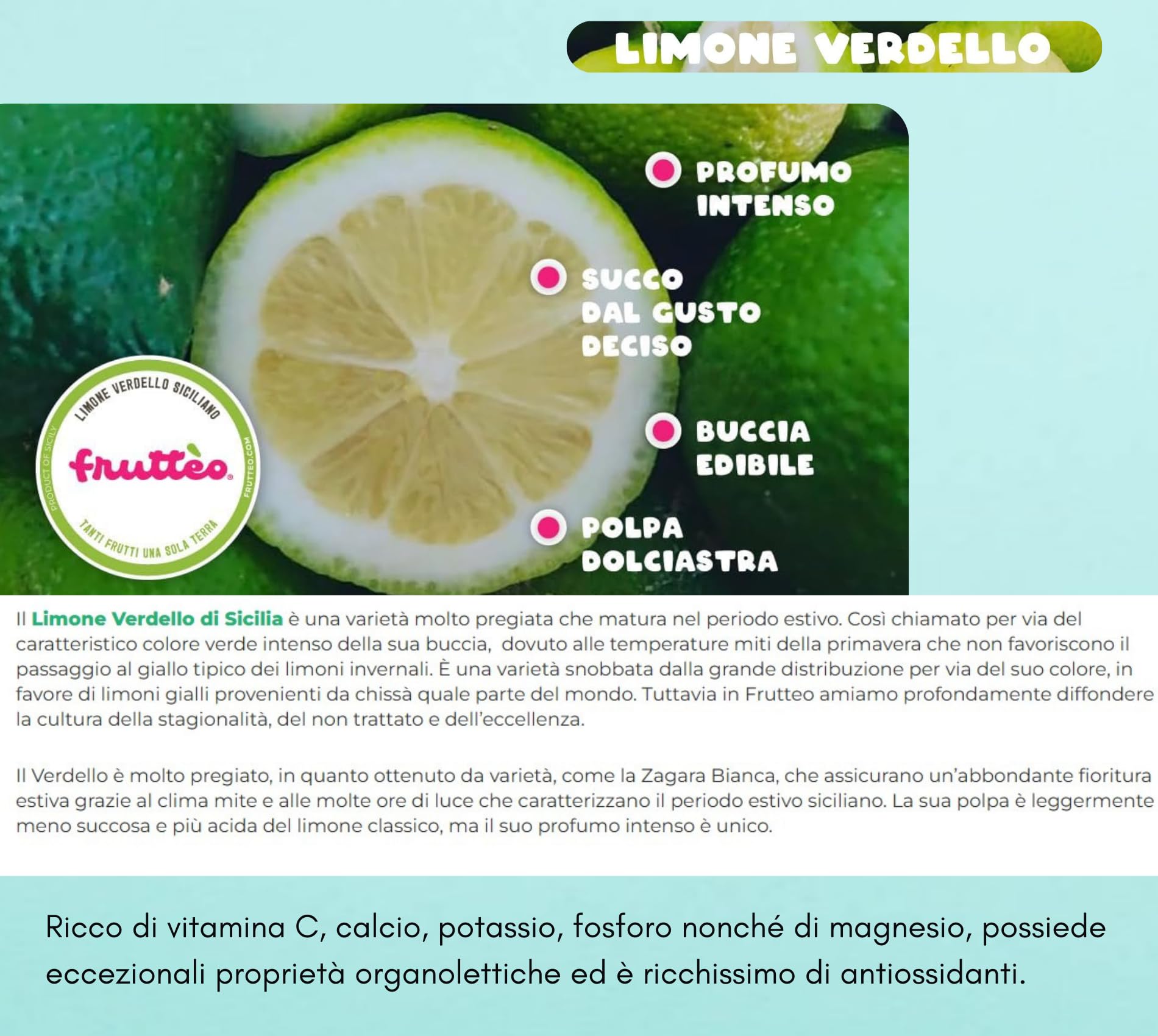 Limone Fresco 7 KG verdello Prodotto non Trattati Prodotto in sicilia Spedito 12/24 ore dalla raccolta (7KG) CALIBRO MISTO