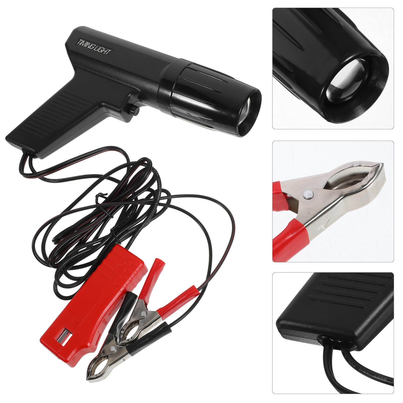 CLISPEED Spia di Fasatura del Motore Tester Bobina Accensione e Luce Stroboscopica per Veicoli Auto e Moto, Strumento Professionale per Regolazione Accensione