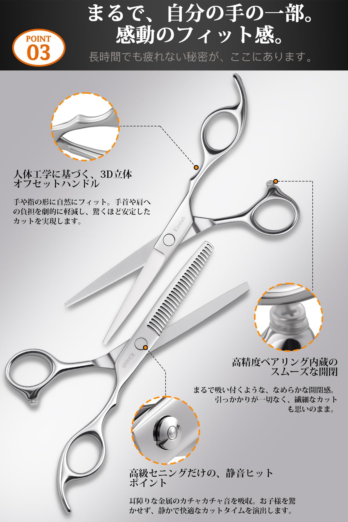 Amazon | Kiralab【渋谷の有名サロンの現役美容師が監修】散髪セット