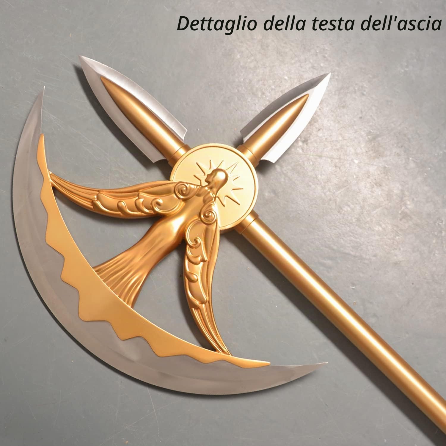 Axe of Escanor, The Seven Deadly Sins, replica 1:1, due materiali disponibili, utilizzato per cosplay e regalo
