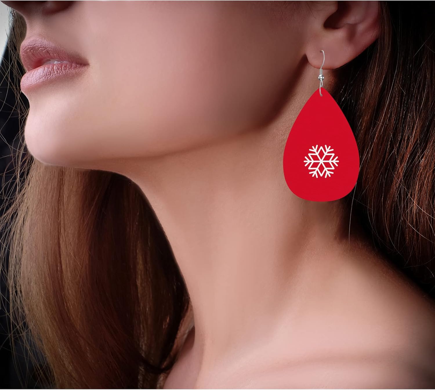 Zokola Snowflake Leather Earrings - Image 5