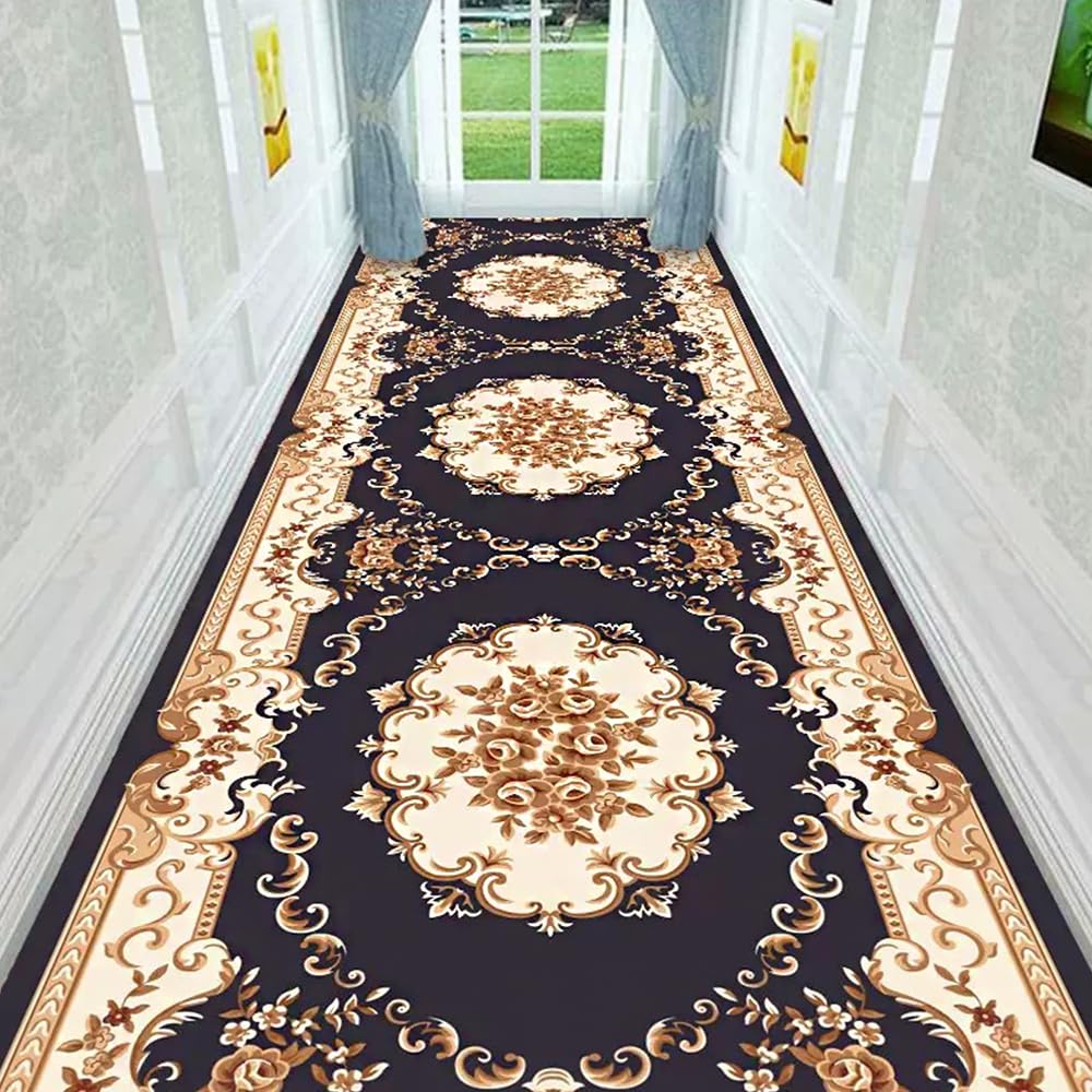 Alfombras de estilo europeo Oudini de 120cm para pasillo y salon 1