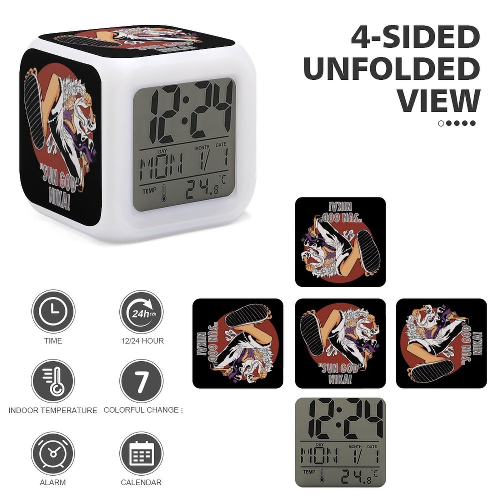 ルヒー目覚まし時計 Amazon.co.jp: 目覚まし時計 ワンピース ルフィ ONE PIECE ギア5