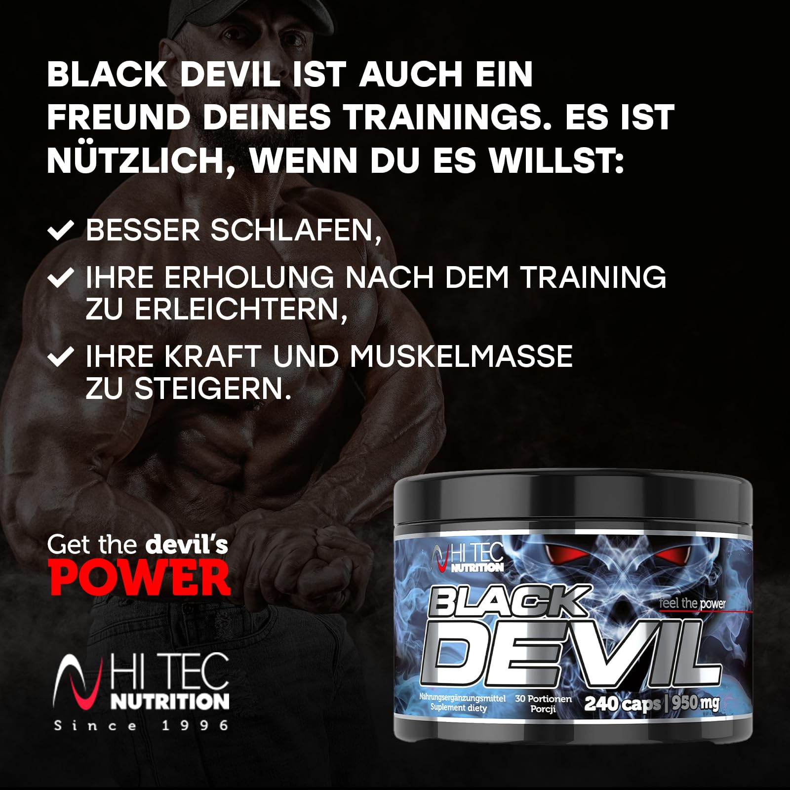 HI-TEC Black Devil, 240 sztuk