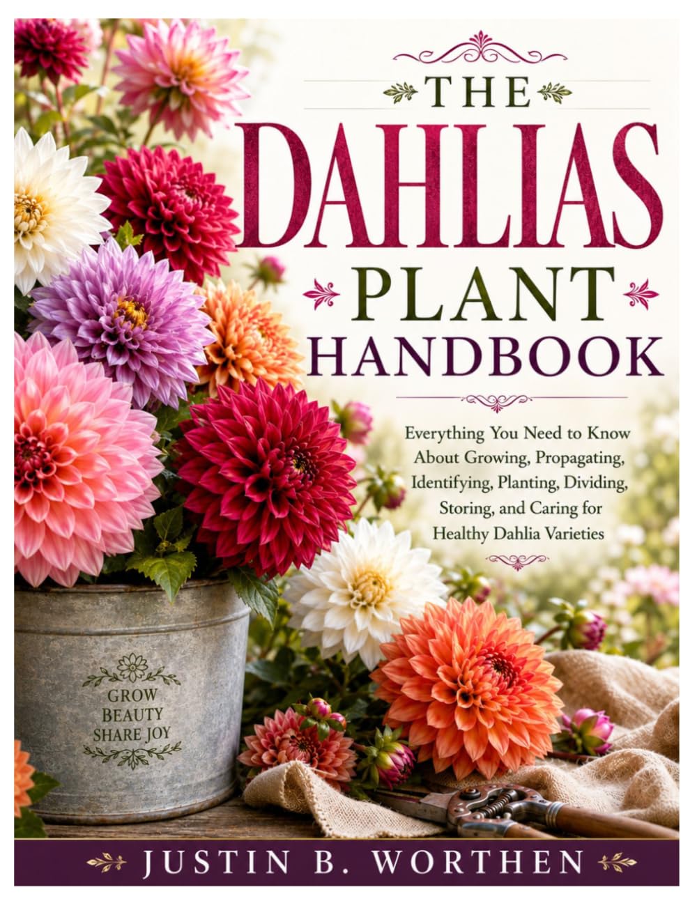 The Dahlias Plant Handbook: Everything You Need to Know About Growing, Propagating, Identifying, Planting, Dividing, Storing, and Caring for Healthy Dahlia Varieties