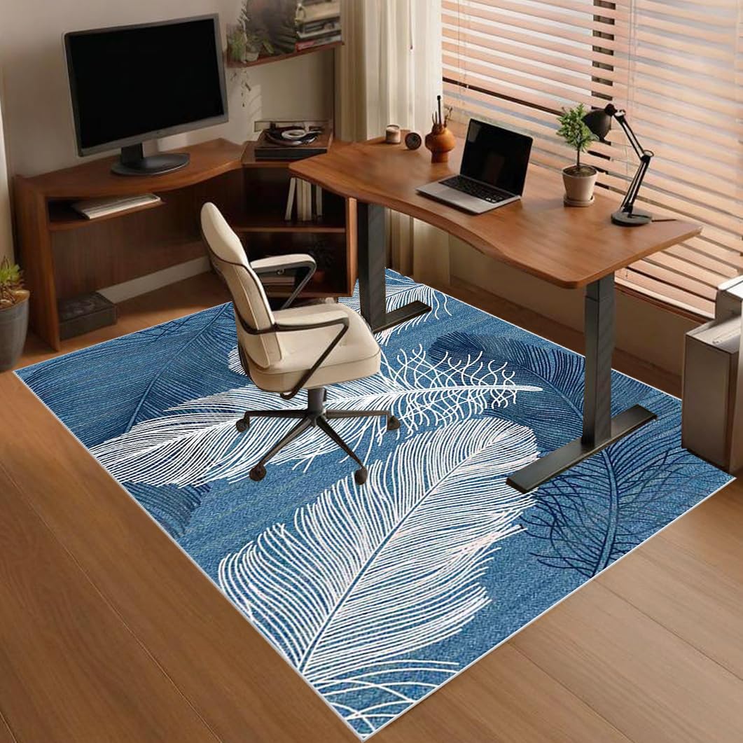 Tappeto Salvapavimento per Sedia Ufficio, Tappeto per Sedia Gaming, Tappetini per Sedie da Ufficio, Tappeto Gaming Pavimento, Tappetino Parquet Ufficio protettore del Pavimento 120 x 140 cm