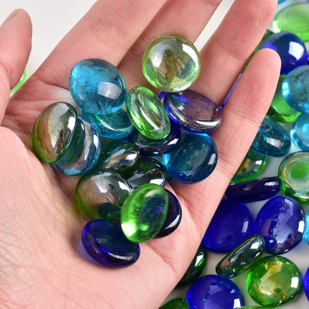 E-Shop Seawave Creatures Glass Decorative Pebbles (Multicolour)-image-30