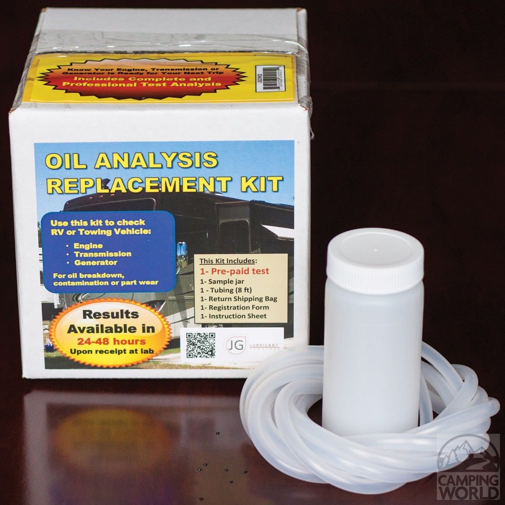 Jg Lubricant Services Llc Oil Analysis Kit for RV and Towing Vehicle Maintenance, 6 Pounds