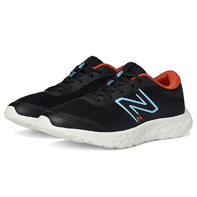 New Balance Kids 520v8 (Big Kid) Kids Shoes Black/Team Sky Blue