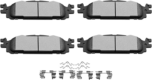 Miniatura 1 de SCITOO - Juego de 4 pastillas de freno de cerámica, juego de 4 pastillas de freno delanteras para Ford Explorer 2011-2019 2009-2019 para Ford