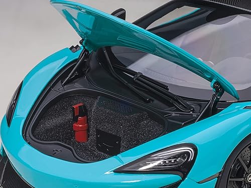 Miniatura 3 de Auto Art Models Autoart 76083 McLaren 600LT Fistral Blue and Carbon 118 Model Car