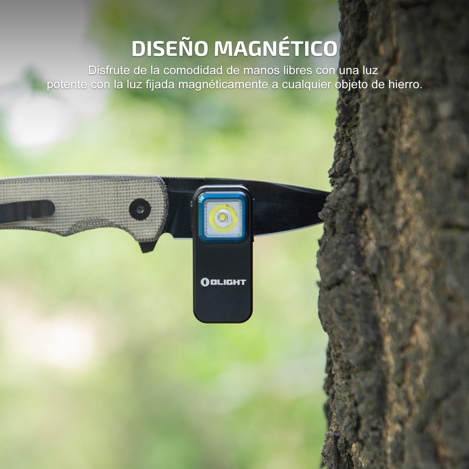OLIGHT Oclip Linterna EDC Recargable de Clip de Bolsillo 300LM Compacta Conveniente Carga USB C Magnética Portátil para Trabajo Nocturno Herramienta Negro