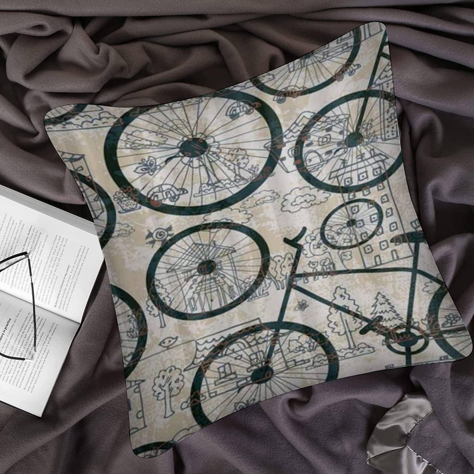 Federa Per Cuscino In Cotone E Lino In 45x45 Cm Formato Stardart Modello Hermana Piccola Con Cerniera Invisibile Molto Resistente E Dal Design 87480570