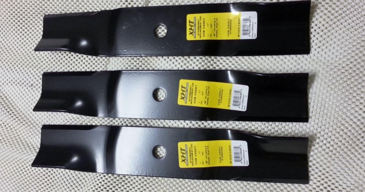 DMCC1406 Set of 3 Heavy Duty Lawn Mower Blades fits Cub