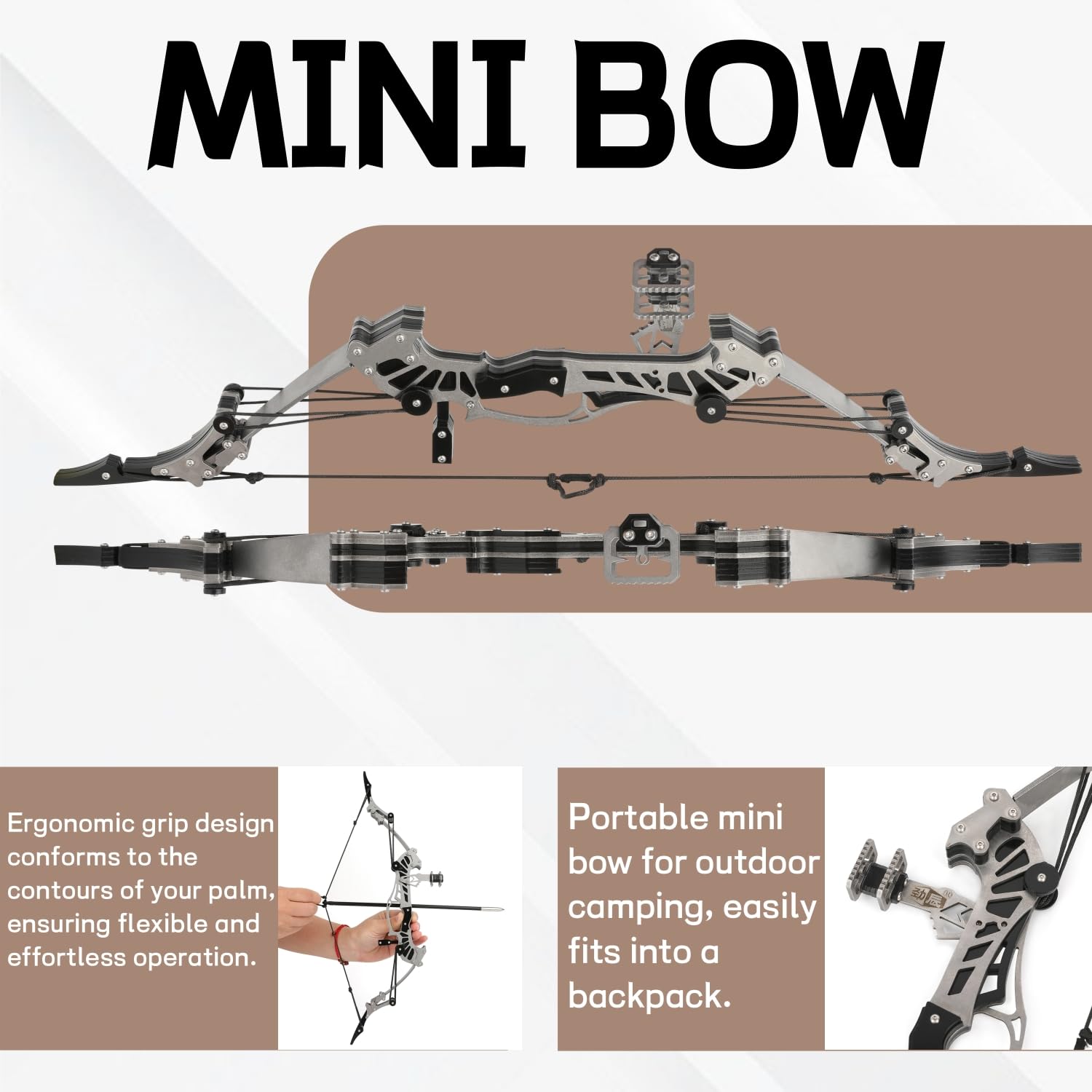 16 "16 LBS Compound Recurve Bogen Set - RH/LH per Zielschießen, Jagd Spiele & Bogenschießen Geschenk