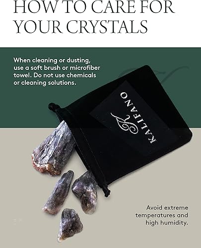 Miniatura 5 de KALIFANO Paquete Super 7 con efectos curativos y calmantes (más de 500 quilates), cristal sagrado de alta energía que contiene amatista, cuarzo