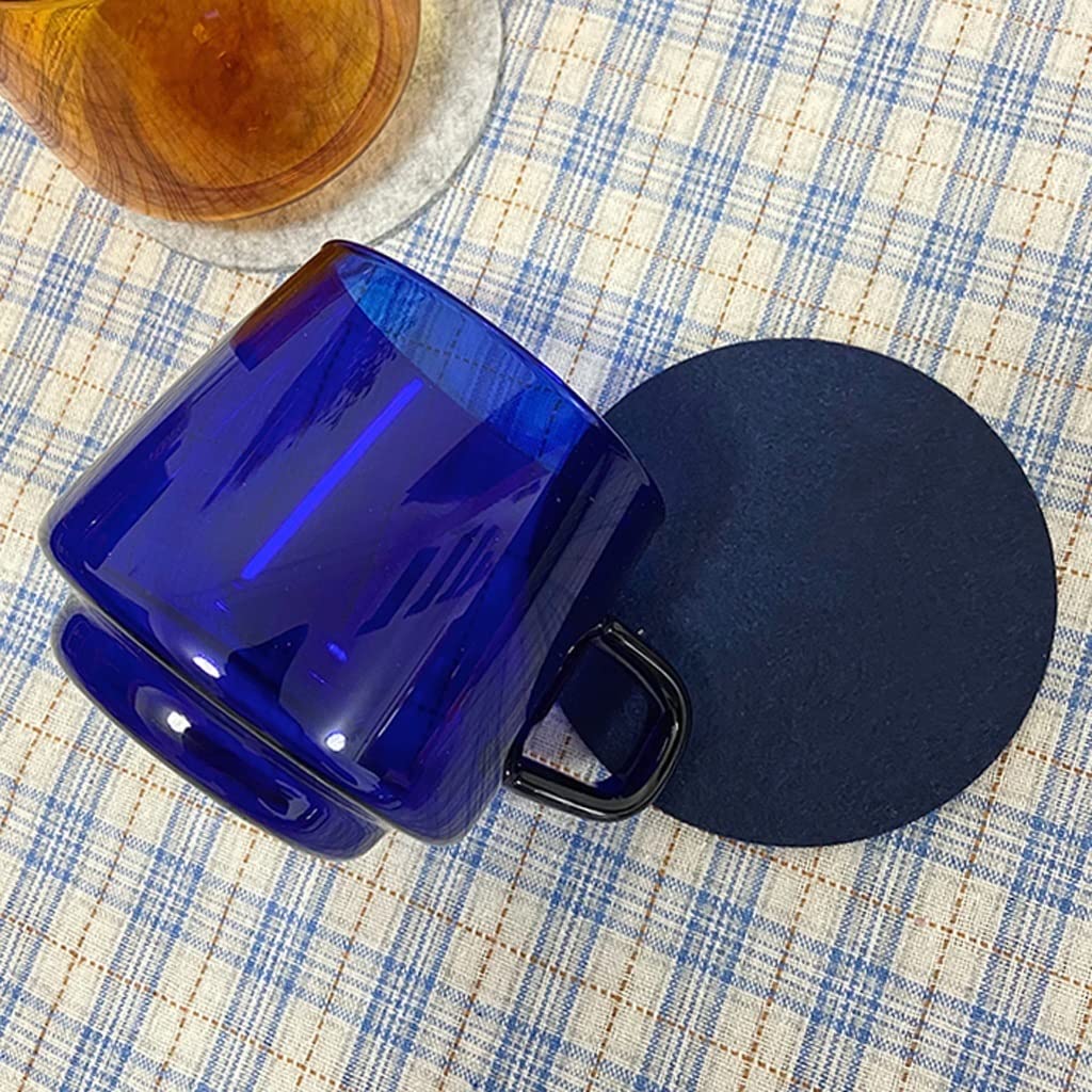 Amazon | エスプレッソカップ 青いコーヒーカップのガラスのマグの耐熱