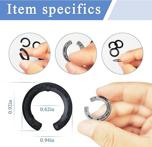 Miniatura 5 de 4 piezas mejoradas DA99-04158A Kit de ajuste de altura de la puerta del refrigerador, piezas de repuesto para Samsung 3282540, DA60-00314C