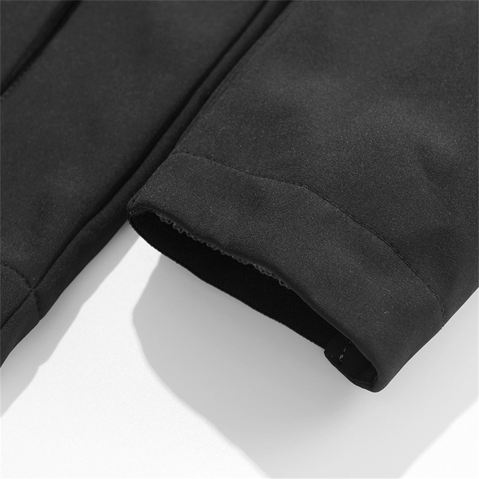 Generisch Chaqueta de senderismo ligera para hombre, impermeable, transpirable, chaqueta de lluvia fina para hombre, chaqueta de entretiempo con capucha, chaqueta de entrenamiento, cortavientos