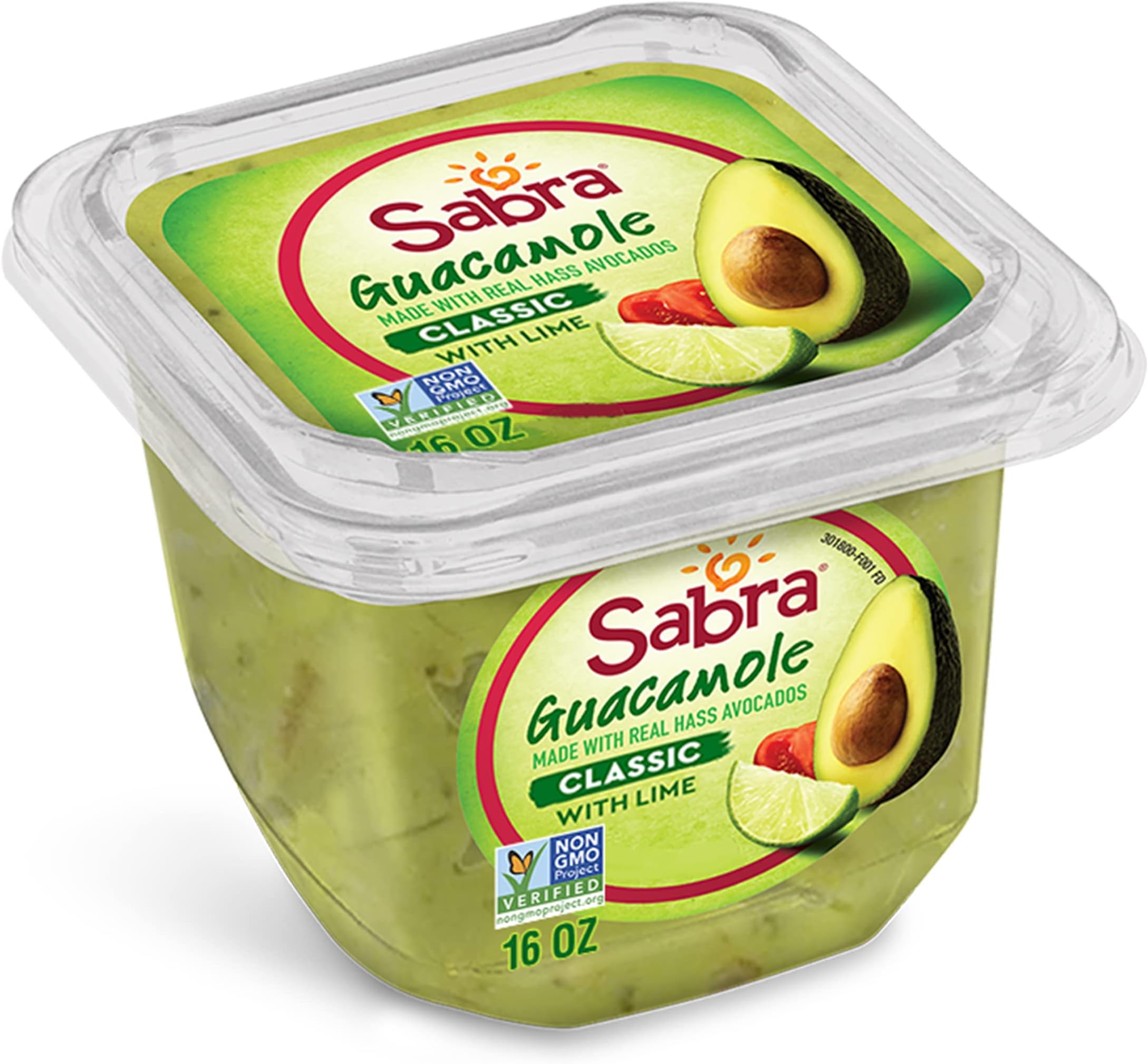Sabra Classic Guacamole With Lime, 16 Oz Tub