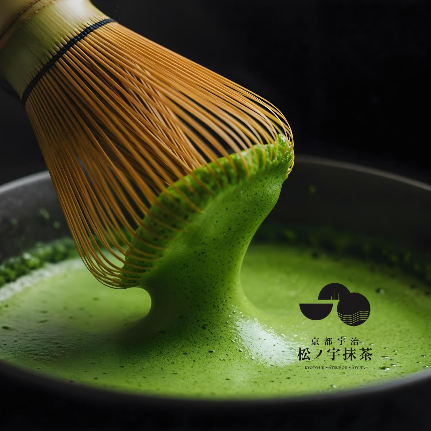 MATSUNOU Matcha Shion no Midori, Premium Japanisches Grünteepulver aus Uji Kyoto, Steinvermahlen, Zeremonieller Matcha, 30 g Dose