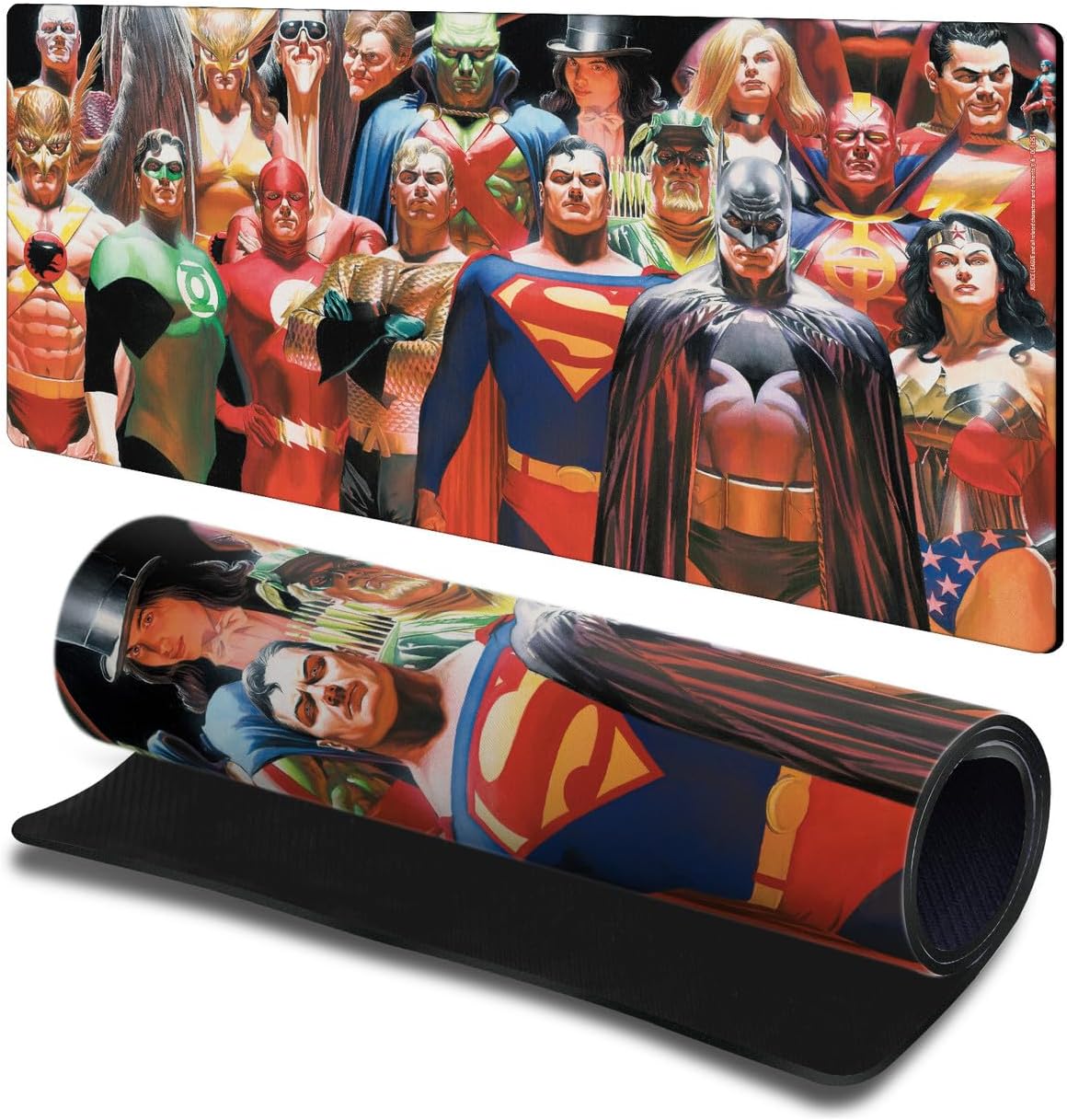 Head Case Designs Officially Licensed Justice League DC Comics Justice Volume 1 Comic Book Covers 23.62 x 11.81 x 0.12 inches (600 x 300 mm) - L Gaming Office Desk PC Keyboard Mouse Mat Pad