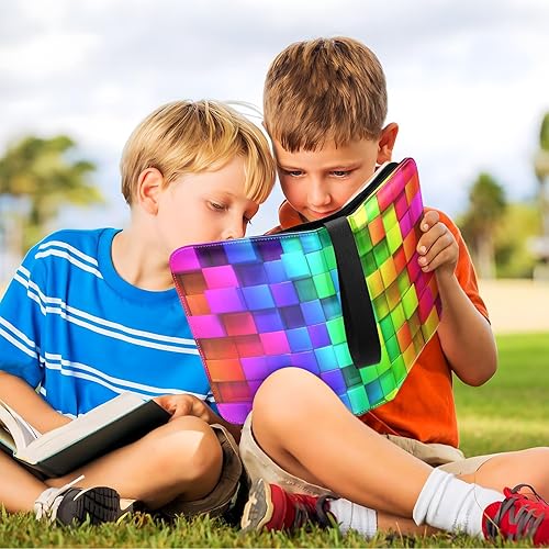 Miniatura 6 de Carpeta de tarjetas coloridas con 4 bolsillos para tarjetas coleccionables con 50 fundas para coleccionista de tarjetas, soporte para álbum para 400