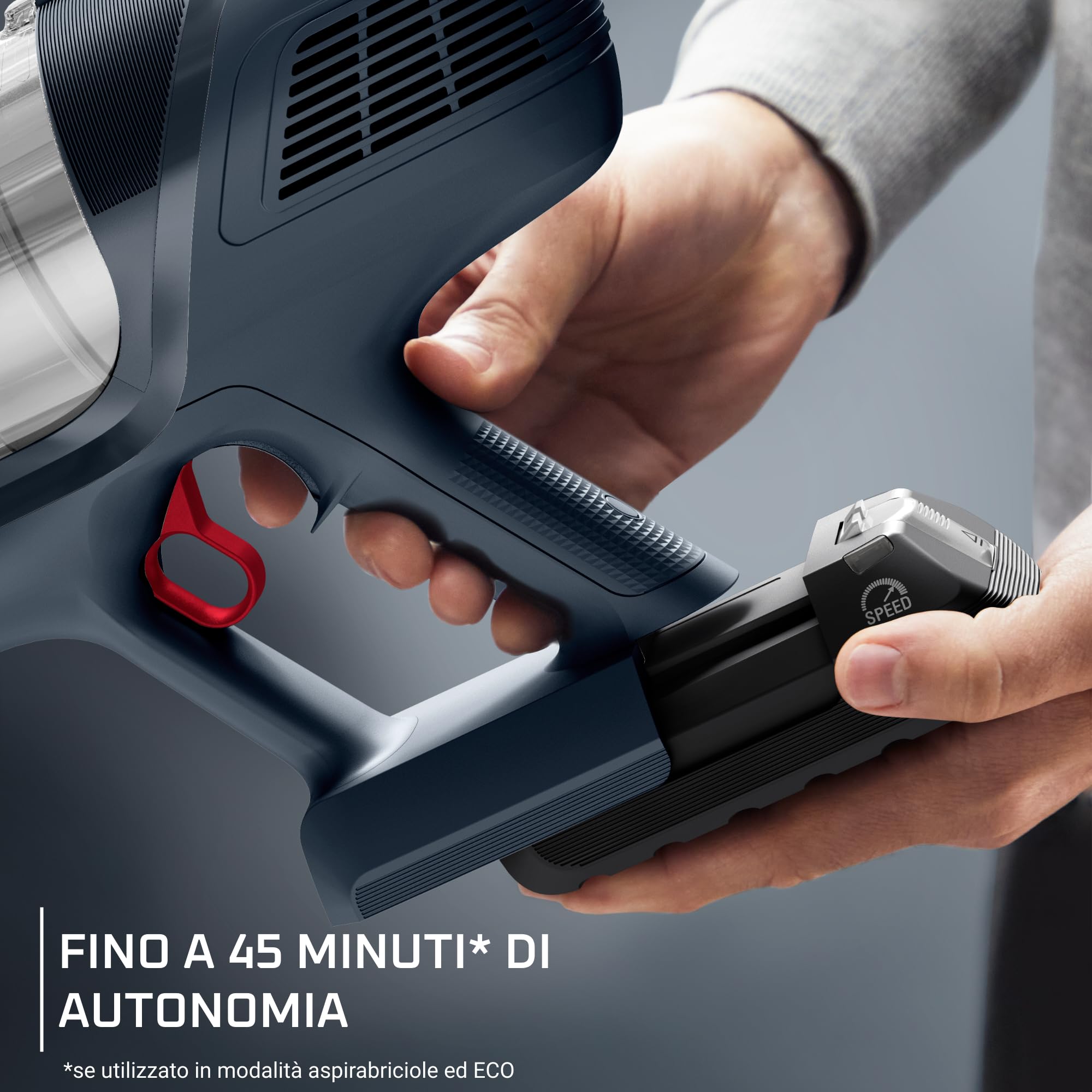 Rowenta X-PERT 6.60, Aspirapolvere senza fili, Scopa Elettrica LeggeraPulizia Senza Difficoltà, Motore da 100 W, 45 min. di Autonimia RH6831EO