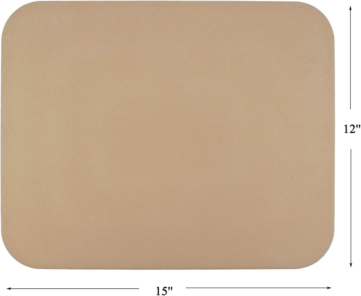 Yesland Pizza Stone, 15 x 12 Inches Grilling/Baking Stone with Wooden Pizza Peel Rectangular Board for Pizza, Pies, Pastry Bread, Calzone in Ovens & Grill & BBQ Use(Rectangular) : Patio, Lawn & Garden
