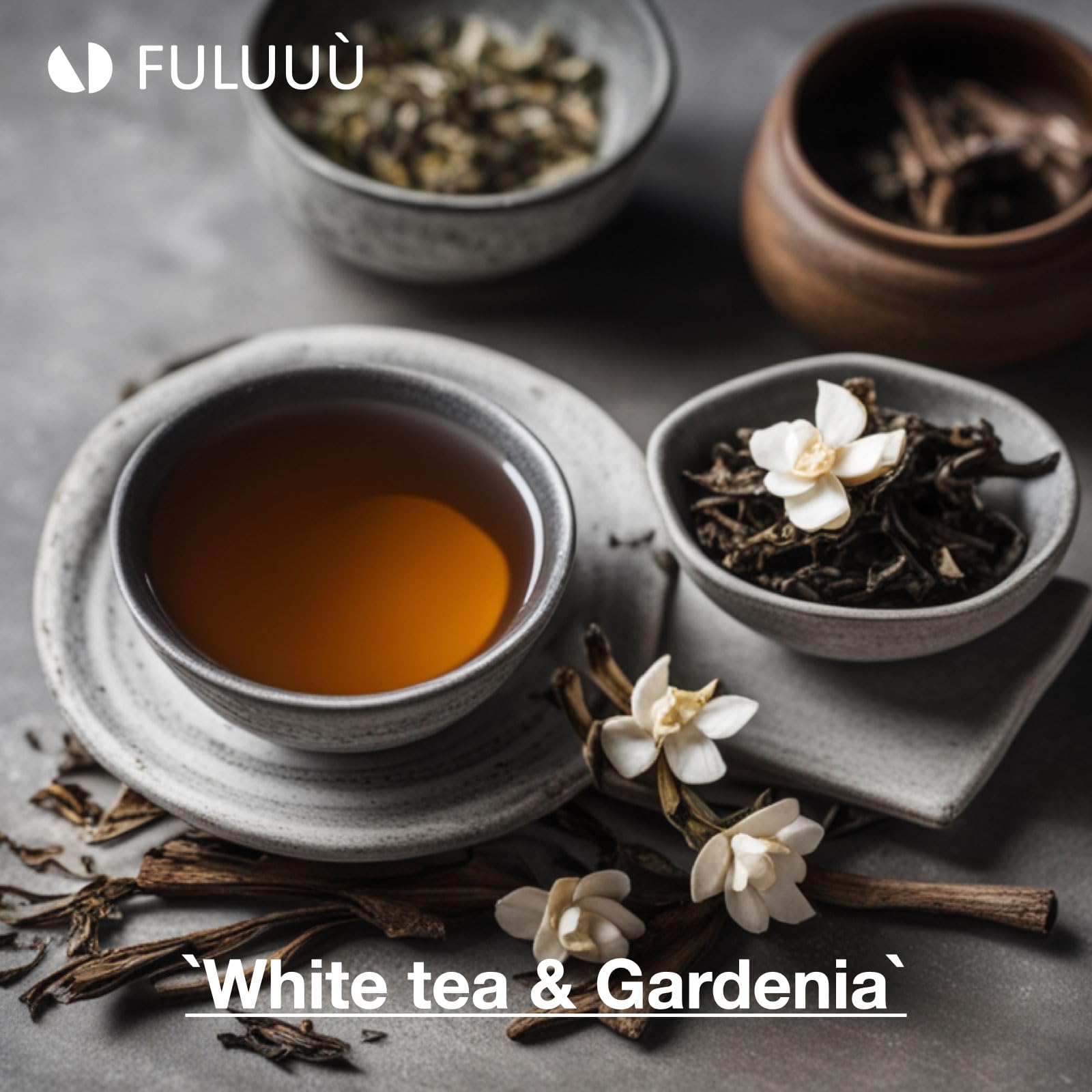 FULUUU Gardenia Scented Candles for Home - Natural Soy Candles | Christmas Gifts for Women Men | 7oz 40 Hours Burn Time | Gifts Under 20 Dollars